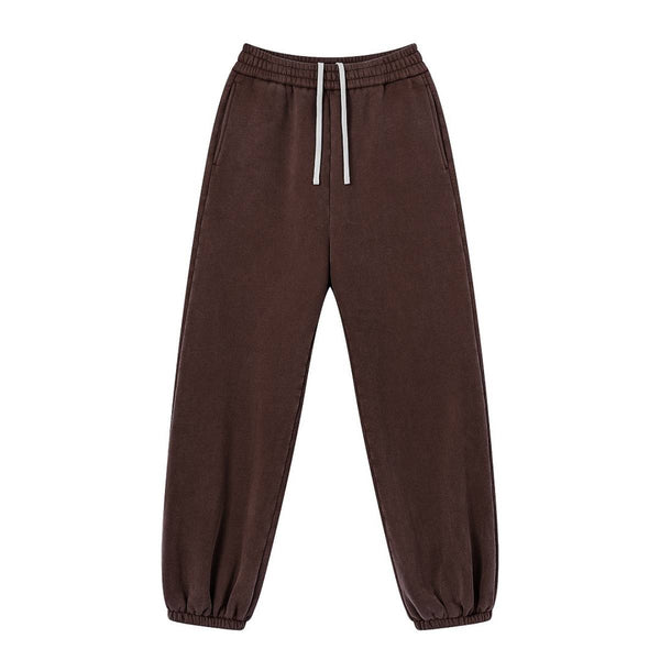 Oversized Snow Wash Fleece Joggers