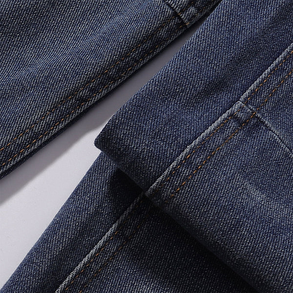 Front Pocket Embroidered Washed Wide Leg Jeans