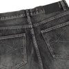 Vintage Black Wrinkle Wash Baggy Jeans