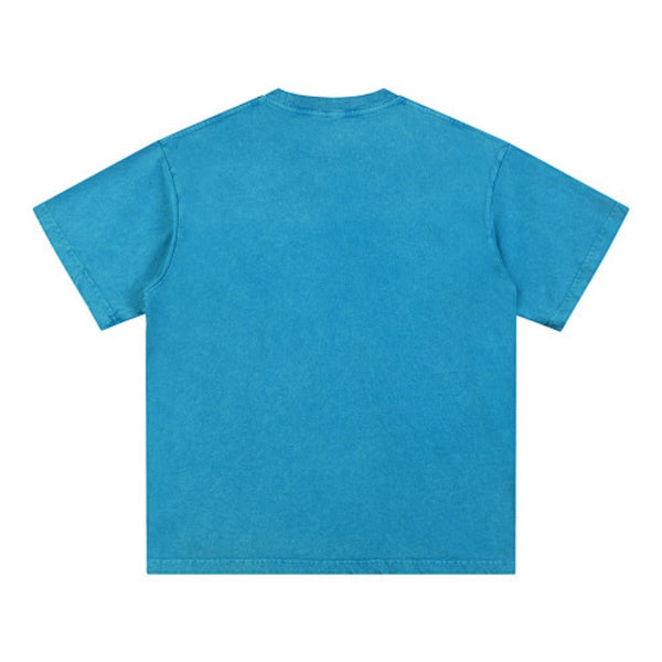 Washed Faded Baggy Cotton Tee 7.5oz