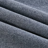 Crew Neck Washed Knit Denim Sweatshirt
