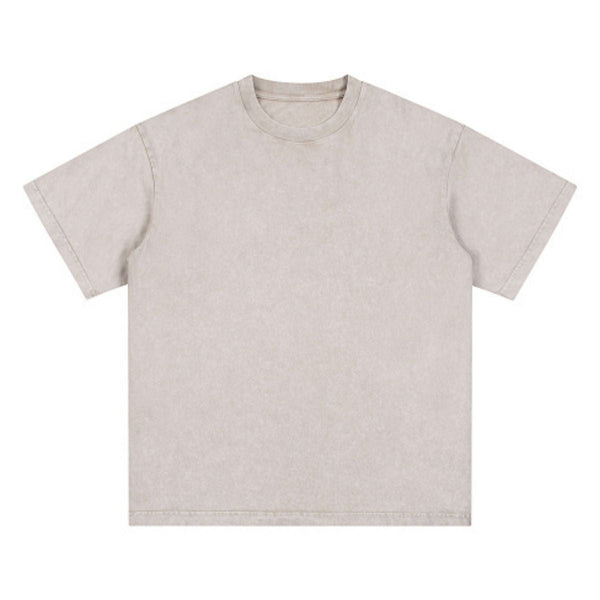 Washed Faded Baggy Cotton Tee 7.5oz