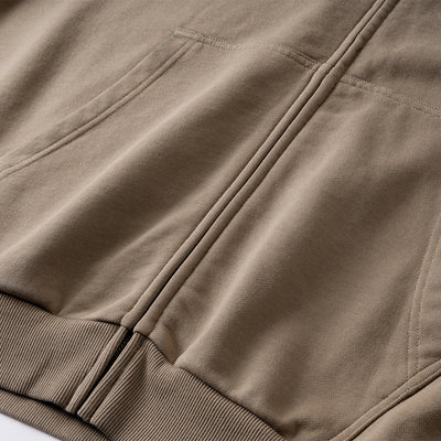 Tiger Stripes Gradient Color Zip Up Hoodie