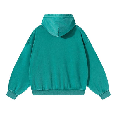 Vintage Washed Heavyweight Pullover Hoodie