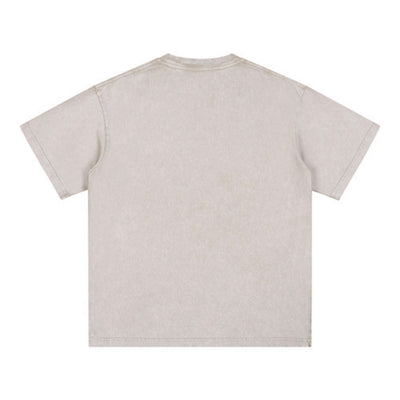 Washed Faded Baggy Cotton Tee 7.5oz