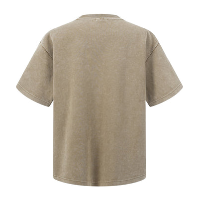 Washed Distressed Air Mamba Cotton Short Sleeve