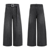 Striped Relaxed Fit Unisex Old Money Casual Trousers