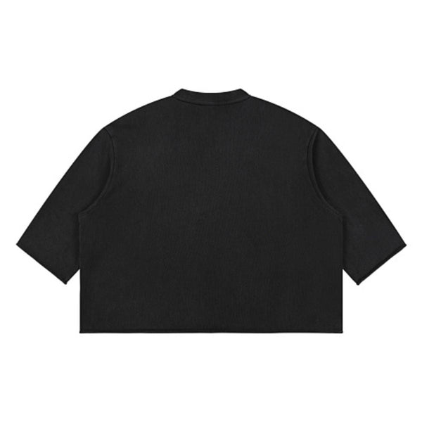 Heavyweight Vintage Wash Relaxed Fit Raw Edge T-Shirt