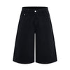 Retro Washed Baggy Straight-Leg Bermuda Shorts