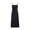 Spaghetti Strap Denim Slip Midi Dress