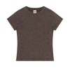 Snow Washed Peruvian Cotton Slim Fit Y2K Tee