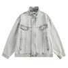 Stand-up Collar American Vintage Denim Jacket