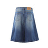 Vintage Washed Wide Leg Denim Shorts