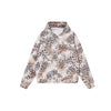 Vintage Streetwear Leopard Pattern Relaxed Fit Zip Hoodie