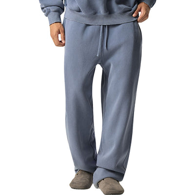Vintage Wash Straight-Leg Fleece Sweatpants