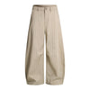 Vintage Pinstripe Baggy Wide-Leg Trousers
