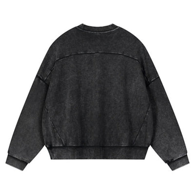 380G Heavyweight Vintage Wash Relaxed Fit Crewneck Sweatshirt