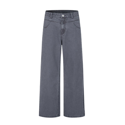 Retro Loose-Fit Straight-Leg Wide Leg Casual Pants