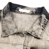 Men's Spring Autumn Tie-Dye Loose Casual Lapel Denim Jacket