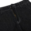 High-Waist A-Line Denim Cropped Shorts