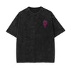 Never Regret Graffiti Graphic Washed Tee-INNBLAC