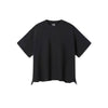 Distressed Raw Hem Boxy Cotton T-Shirt