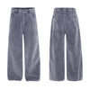 Washed Distressed Wide Leg Relaxed Straight Street Jeans