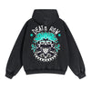 Death Row Street Punk Double Slider Zip Hoodie-INNBLAC
