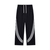 Retro Varsity Stripe Baggy Pants