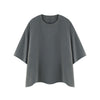 Washed Boxy Cropped Raglan Tee