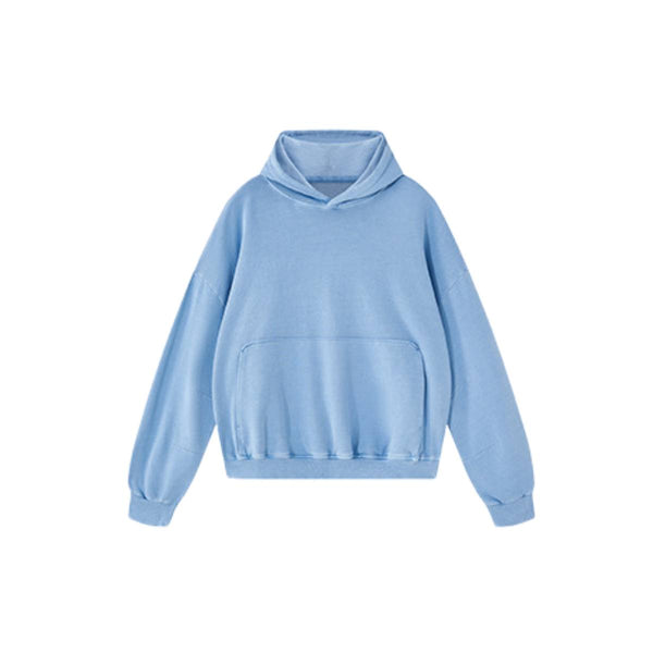 Retro Loose Washed Unique Pockets Hoodie