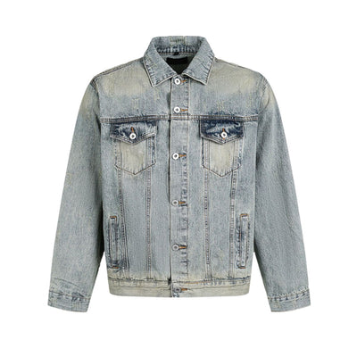 Retro Men's Spring&autumn High-smart Cool Denim Jacket