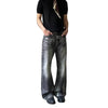 Vintage Washed Straight-Leg Denim Jeans