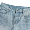 Light Wash Ghost Claw Baggy Wide Leg Denim Jeans