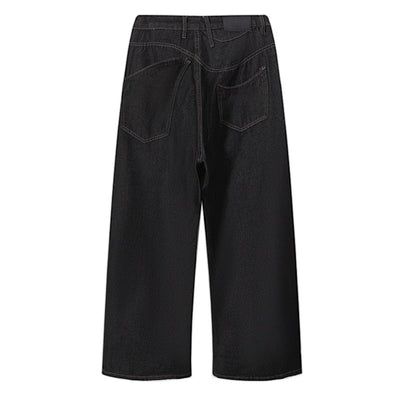 Vintage Black Straight Leg Jeans
