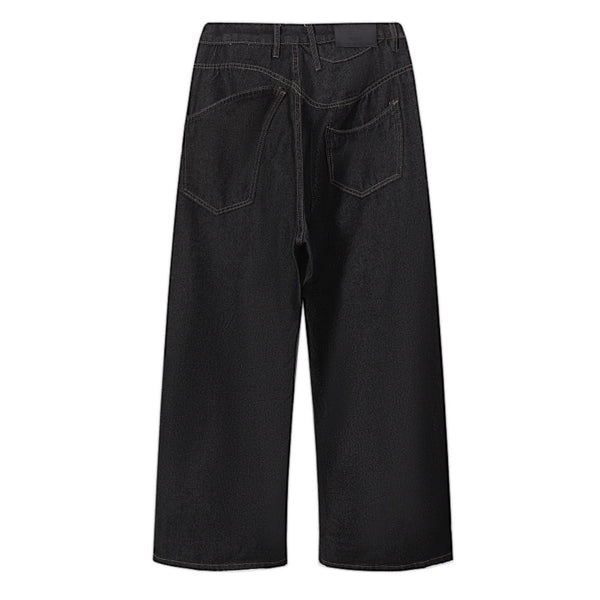 Vintage Black Straight Leg Jeans