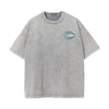 Futuristic Streetwear Chrome Graphic Tee-INNBLAC