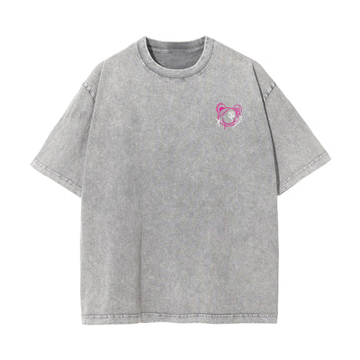 Beast Mode Graffiti Stone Wash Graphic Tee-INNBLAC