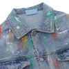 Colorful Tie-dye Vintage Loose Denim Jacket