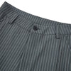 Vintage Stripe Barrel-Leg Tailored Trousers