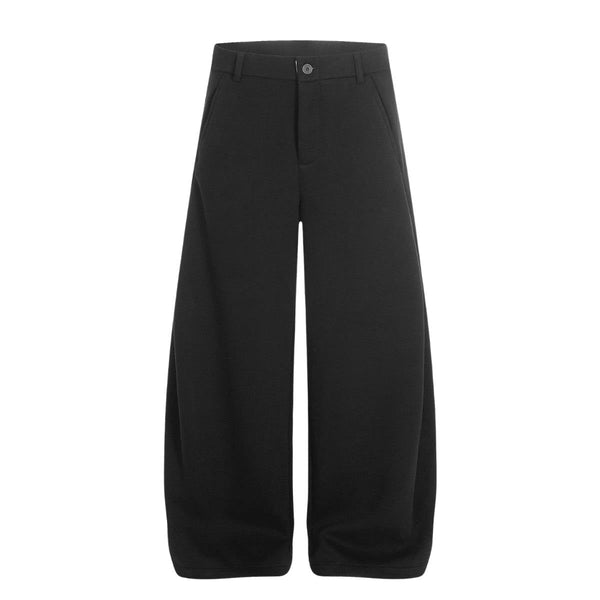High-End Minimalist Pleated Loose Fit Wide-Leg Pants