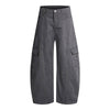 Vintage Multi-Pocket Curved Relaxed Pants