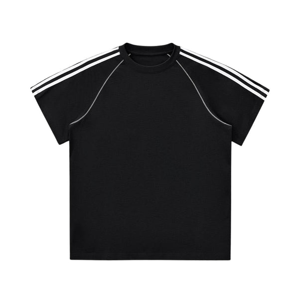 Heavyweight Cotton Colorblock Streetwear T-Shirt
