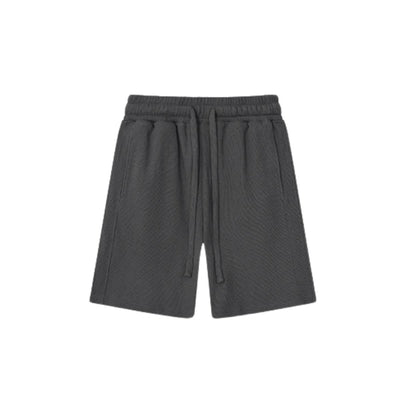 330G Cotton Blend Athletic Casual Waffle Shorts