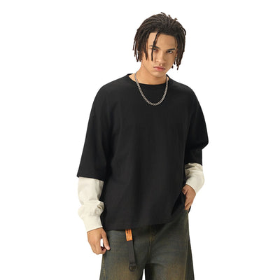 Boxy Fit Two-Layer Sleeve T-Shirt 8.4oz
