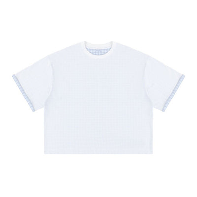 Oversized Cotton Crew Neck Tee 250G