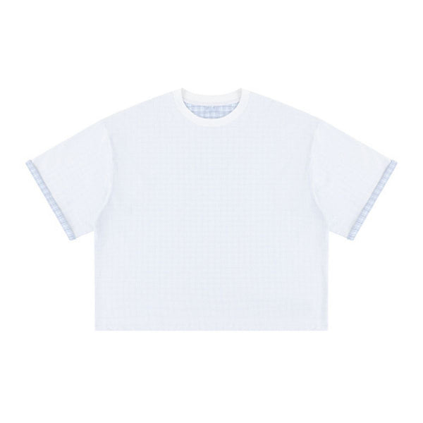 Oversized Cotton Crew Neck Tee 250G