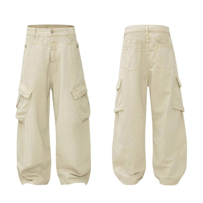 Minimalist Spliced Relaxed Athletic Pants