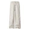 Vintage Striped Corduroy Patchwork Multi-Pocket Relaxed Wide-Leg Cargo Pants
