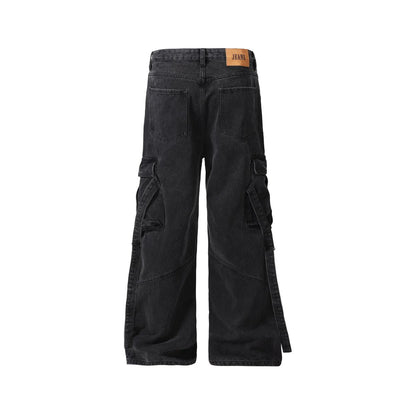 Heavyweight Bootcut Cargo Jeans